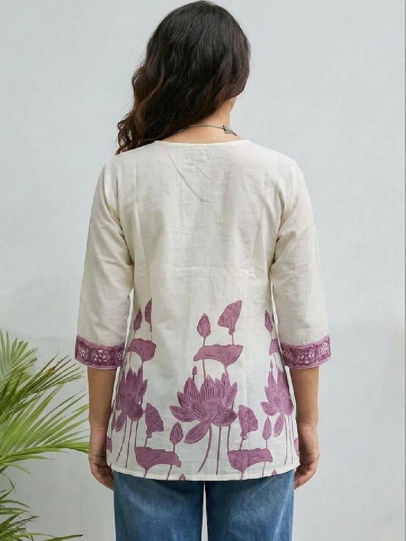 Women floral printed kurta