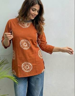 Women printed indie prints kurta 1