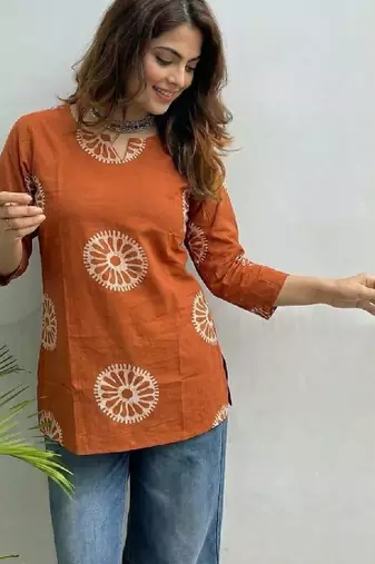 Women printed indie prints kurta