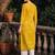 Women ethnic motifs embroidered thread work kurta