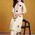 Women floral embroidered thread work floral kurta