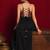 Women navratri backless kurta
