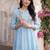 Women floral embroidered thread work floral anarkali kurta