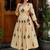 Women ethnic motifs printed mirror work anarkali kurta