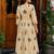 Women ethnic motifs printed mirror work anarkali kurta