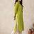 Women ethnic motifs embroidered thread work kurta