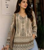 Women ethnic motifs printed kurta