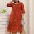 Women embroidered gotta patti kurta