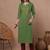 Women embroidered thread work kurta