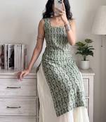Women geometric printed kurta