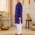 Boys violet kurta pajama set