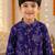 Boys violet kurta pajama set