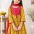 Girls yellow flare suit set