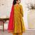 Girls yellow flare suit set