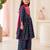 Navy blue kurta set
