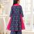 Navy blue kurta set