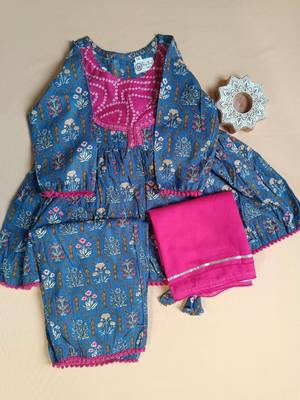 Navy blue kurta set 5