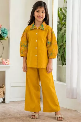 Girls mustard co-ord set