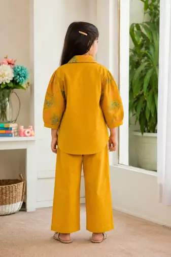 Girls mustard co-ord set