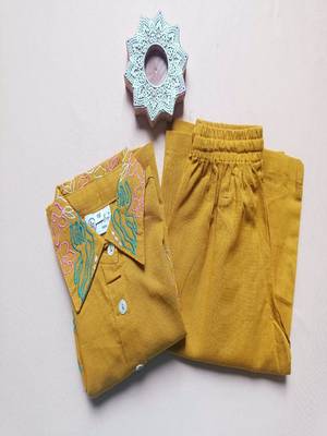 Girls mustard co-ord set 5