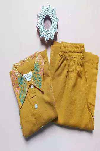 Girls mustard co-ord set