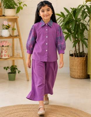 Girls embroidered cord set 1