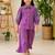 Girls embroidered cord set