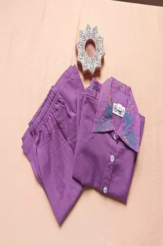 Girls embroidered cord set