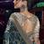 teal viscose silk blend with 3d weaved pallu festival wear saree