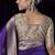 purple viscose silk blend with 3d weaved pallu festival wear saree