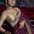 wine viscose silk blend with 3d weaved pallu festival wear saree