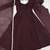 Dark brown anarkali gown for women with designer golden border dupatta
