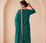 Teal Green Embroidered Pakistani Suit with Dupatta