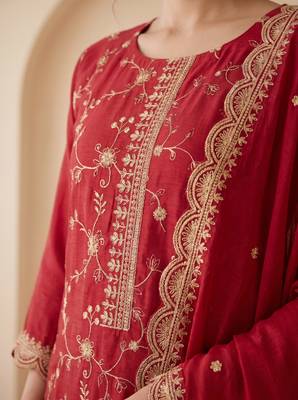 Premium red color Ethnic Wear Collection 5