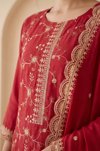 Premium red color Ethnic Wear Collection