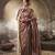 mauve zari tissue lace work festive wear saree