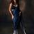 Blue party wear soft georgette sequin work saree