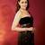 Black party wear soft georgette sequin work saree