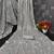 Grey cocktail party wear soft georgette sequin work saree
