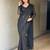 Blacki party wear soft georgette sequin work saree with latkans