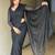 Blacki party wear soft georgette sequin work saree with latkans