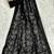 Black party wear soft georgette sequin work saree