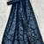 Teal party wear soft georgette sequin work saree