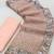 Peach party wear soft georgette sequin saree with plain blouse