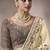 off white cotton blend woven pallu tassels casaul wear saree