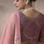 baby pink cotton blend woven pallu tassels casaul wear saree