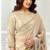 beige satin digital print with sequeince work party wear saree