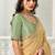 Chiku georgette jacquard sequince work party wear saree
