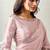 onion pink satin floral digital print beads & sequince work party wear saree