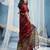 maroon cotton blend  handloom weaving casual wear saree